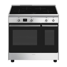 Smeg 90cm Electric Induction Cooker - Stainless Steel CX92IM