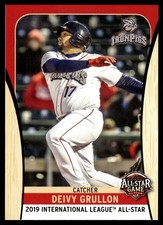 2019 Deivy Grullon Choice Minor League Rookie Card AAA All-Star Game. rookie card picture