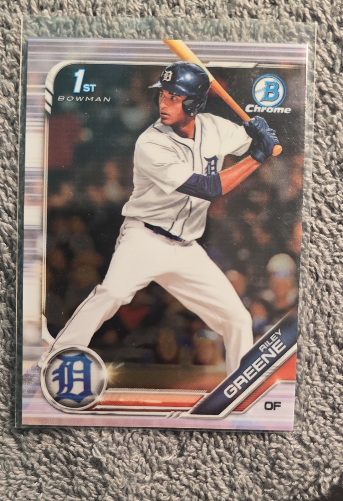 2019 Bowman Draft - Chrome Riley Greene #BDC-50 Batting (RC)