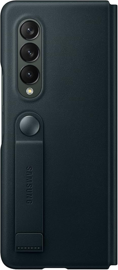 Samsung Galaxy Z Fold3 5G Genuine Leather Flip Cover – Green Official