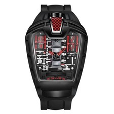 Mens Motorcycle Engine Style Watch - Luminous...