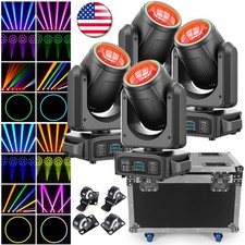 200W LED 18Prism GOBO Moving Head Light Beam Stage DMX Spot Disco DJ Lighting