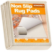 Non-Slip Rug Pad 5x7 FT, Extra Thick Carpet Pads for Hard Surfaces, Prevents ...