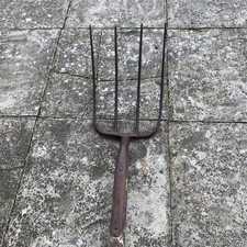 Vintage 4 Prong Manure Fork Head Only