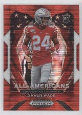 2021 Panini Prizm Draft Picks All-American Red Pulsar Shaun Wade #191 0l1o