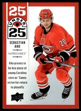 2018-19 Upper Deck 25 Under Sebastian Aho Carolina Hurricanes #U25-19