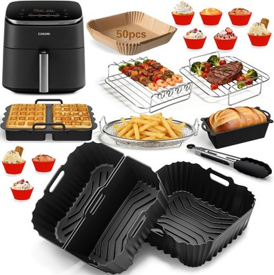 Air Fryer Accessories Cosori TurboBlaze 6 Qt 5.8 QT 6.5 Qt Ninja AF141 AF142