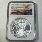 2016 Silver Eagle 30th Anniversary NGC-Graded MS 70 .999 Silver 31g COBM-9439