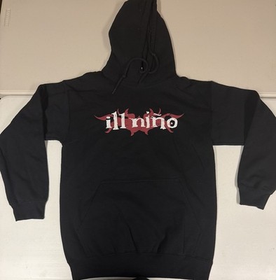 Vtg 2003 Ill Nino Confession Hoodie Small Nu Metal Shirt Latin Metal