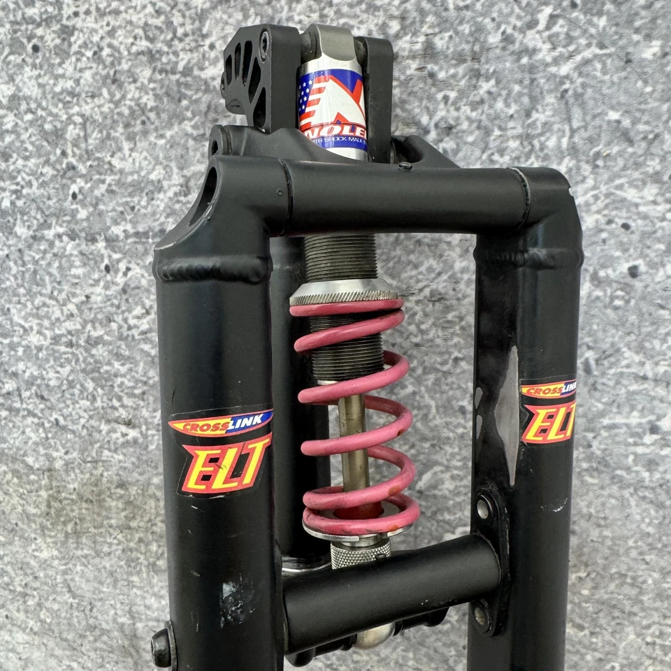 Noleen CrossLink ELT MTB Fork 26 1 1/8 Vintage Suspension Made In USA 90s MTB - Image 2 of 4