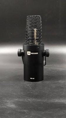 Record MC-82 Mikrofon Gebraucht Funktionierend Schwarz