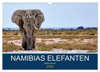 Namibias Elefanten (Wandkalender 2026 Din A3 Quer), Calvendo Monatskalender