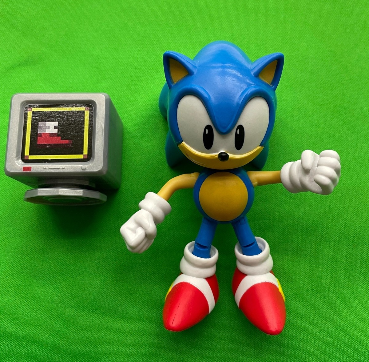 Jakks SONIC THE HEDGEHOG Classic SONIC with Monitor Item Box (4
