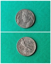 ITALIA VITTORIO EMANUELE III.20 CENTESIMI Nichelio.1909 R.SPL.Come da Foto