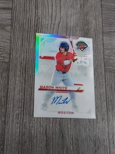 MASON WHITE 2025 PROSPECT EDITION PRIZM AUTOGRAPHED CARD 60.REDSOX.