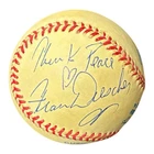 FRAN DRESCHER SIGNED OFFICIAL AMERICAN LEAGUE BASEBALL JSA LL44290