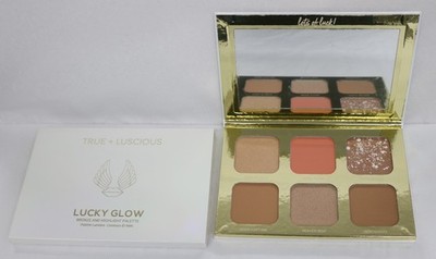 TRUE + LUSCIOUS  Lucky Glow Bronze and Highlight Palette 6 Shades New