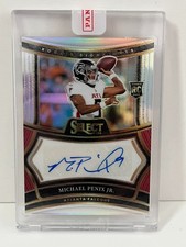 2024 Panini Select Rookie Signatures Michael Penix Jr Silver Prizm 330/399 (RC)