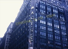 Orig 1960 Macy&rsquo;s - Herald Square New York City Kodachrome Slide NYC