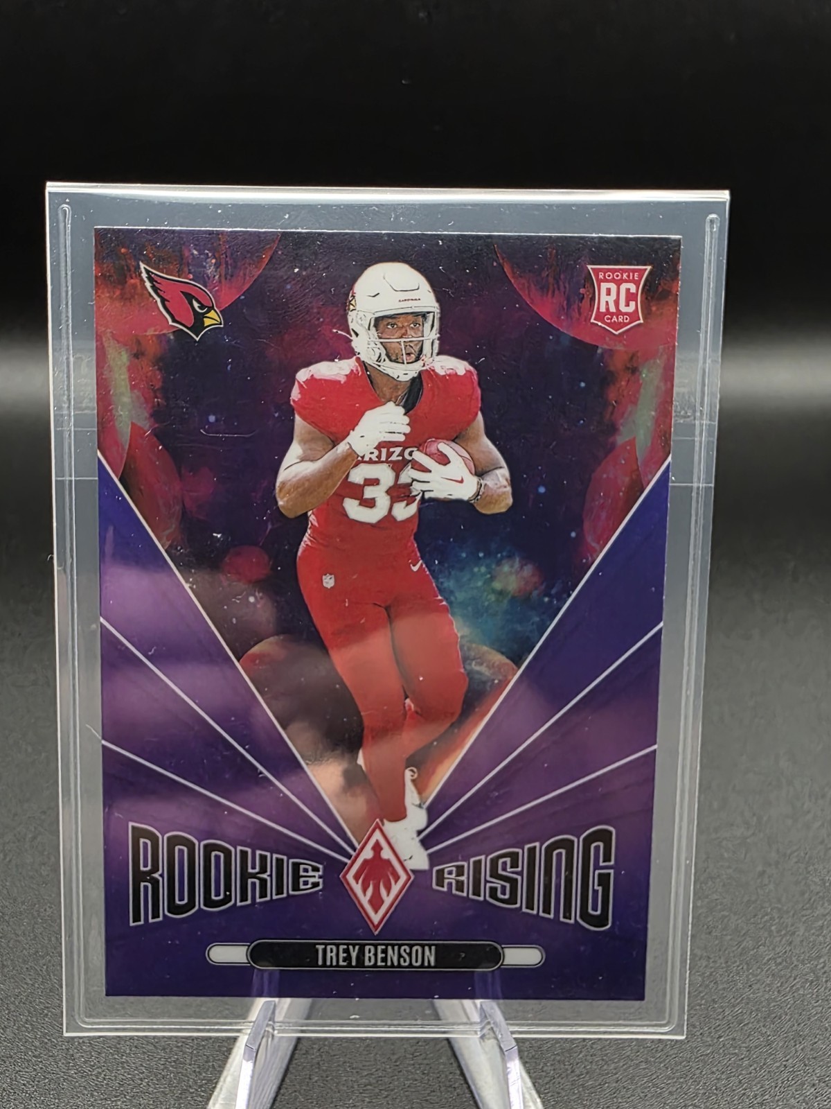 2024 Panini Phoenix - Rookie Rising Trey Benson #RR-TBN Purple (RC)