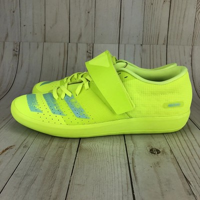 Adidas Adizero Shotput Track & Field Shoes Throwing Solar Yellow Men's Size 10