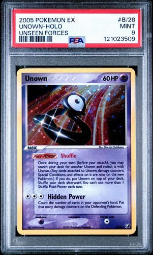 Unown graded PSA 9 for sale on eBay