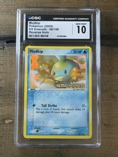 [CGC 10 Gem Mint] Pokémon Mudkip EX Emerald STAMP Rev Holo #56 - Extremely Rare on eBay