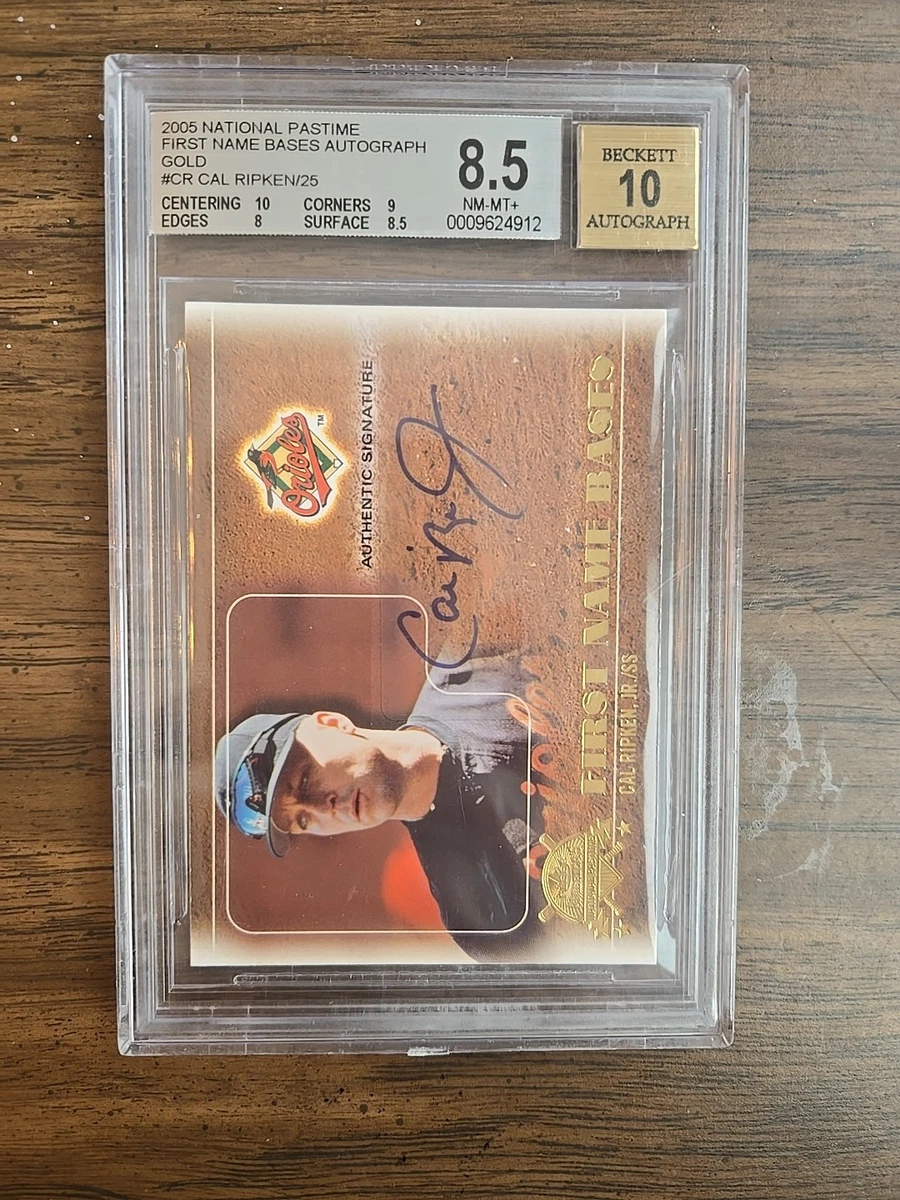 Panini Baseball Cal Ripken, Jr. Autographed Sports Trading Cards