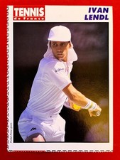 IVAN LENDL RARE TENNIS 1992 ROOKIE CARD MAGAZINE TENNIS DE FRANCE COLLECTOR