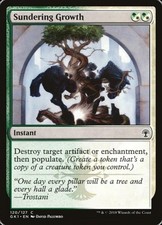 Sundering Growth - Medium Play MTG Guilds of Ravnica: Guild Kits