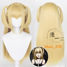 Animación Death Note Misa Amane Juego de rol Cosplay Cómic Peluca Pelo Largo Regalo