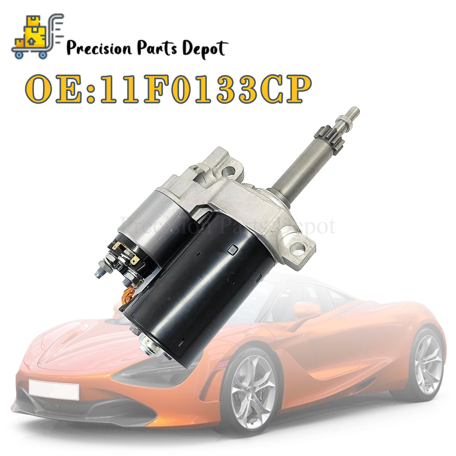 For McLaren 650 570S 720S MP4 3.8L V8 M838T M840T Engine 11F0133CP Starter Motor