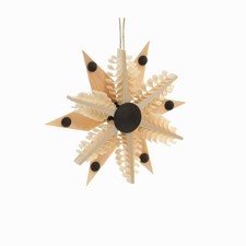 Tronco de árbol Kieferstern con astilla Ø3 1/8 pulgadas nuevo colgante adornos madera joyería
