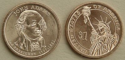USA Präsidentendollar 2007 John Adams D unz.