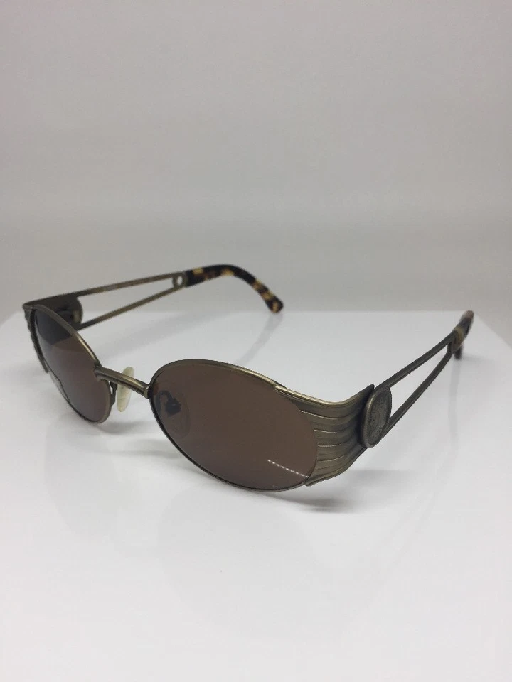 Nuevas gafas de sol Fendi vintage Steampunk Mod. FS 142 Bronce Antiguo Hecho en Italia Foto 2 de 4