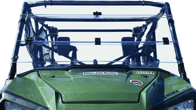 QuadBoss Fits 16-22 Honda SXS1000 Pioneer 1000 Windbreak Folding Windshield - Image 2 of 4