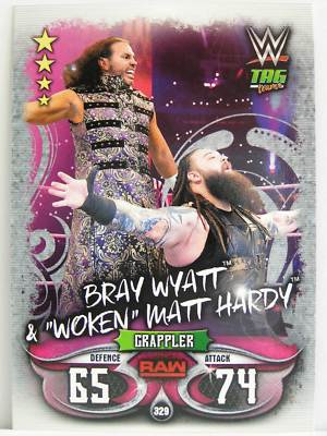 Slam Attax - #329 Bray Wyatt & ''Woken'' Matt Hardy - Live 2018