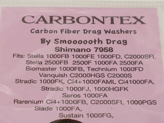Carbontex drag washers SAROS 1000FA CI4+ 1000FAML STRADIC 1000FJ CI4+ 1000FA