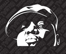 Notorious Big Vinyl Decal Sticker Car Truck Rap Hip Hop Biggy Smalls