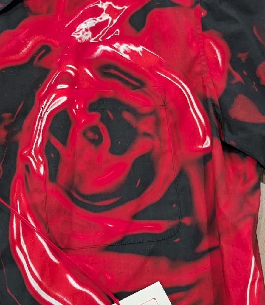 $1250 Mens Alexander McQueen Wax Flower Print Button Up $1250 Mens Alexander McQueen Wax Flower Print Button Up