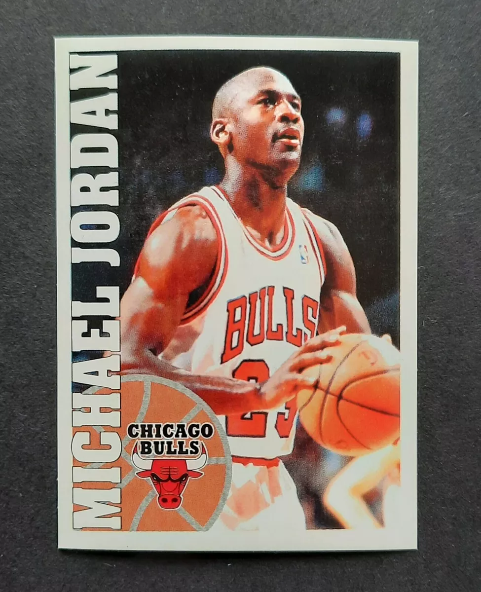Panini NBA Basketball 95-96 Rare Michael Jordan #83 Rare Europa Version