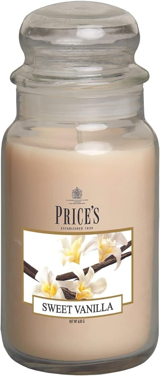 CANDELA profumata PRICE'S CANDLES giara grande profumo MIXED BERRIES - 150 ore