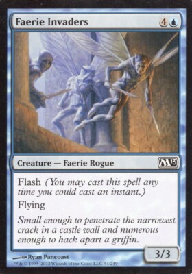 FAERIE INVADERS 51/249 CORE SET 2013 M13 MTG MAGIC LP