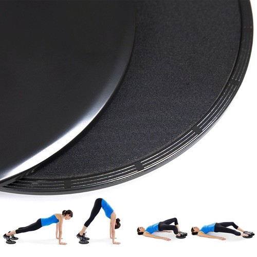2X Exercise Sliding Gliding Discs Fitness Core Sliders Sport Full Body Workout - Picture 3 of 8