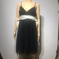 BCX Black and White Dress Size 9 EUC