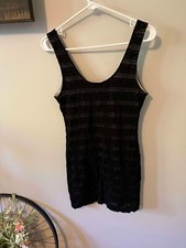 Forever 21 Little Black Lace Mini Dress Size Medium