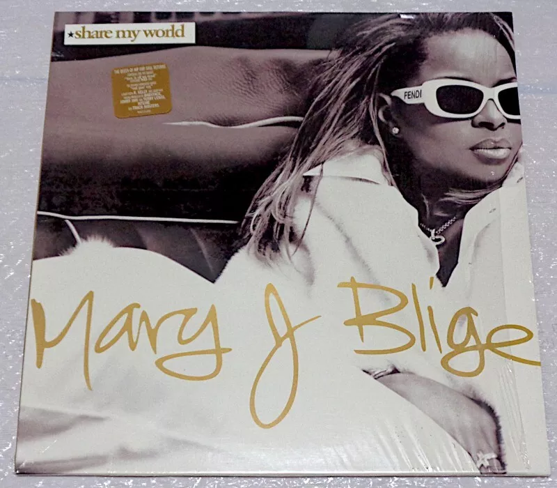 Mary J. Blige – Share My World MCA 1997 US ORIG 2LP SHRINK Janet Jackson VINYL