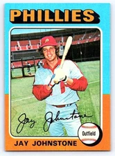 Jay Johnstone  1975 Topps  #242 - Please see pics for cond.
