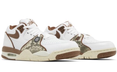 Nike Air Flight ‘89 Low SP Stüssy Pecan | Size M 18 / W 19.5 | FD6475-100 Men main image 4