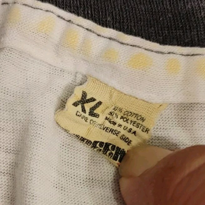 FILA T shirt vintage anni '70 ~ Indianapolis Rowing Club Indiana Boat XL Ringer